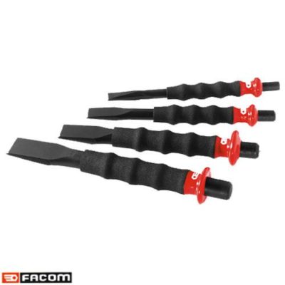 Facom 263GPB 4 Piece Sheathed Automotive Chisel Set