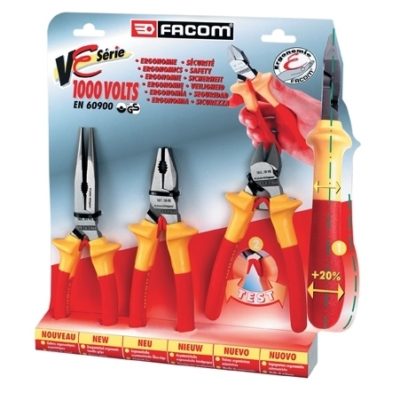 Facom VE.3 3 Piece Insulated Plier Set 1000v VDE-0