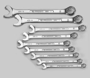 Facom 40R.JE9 9Pc Fast/Speed Combination Spanners Set-0
