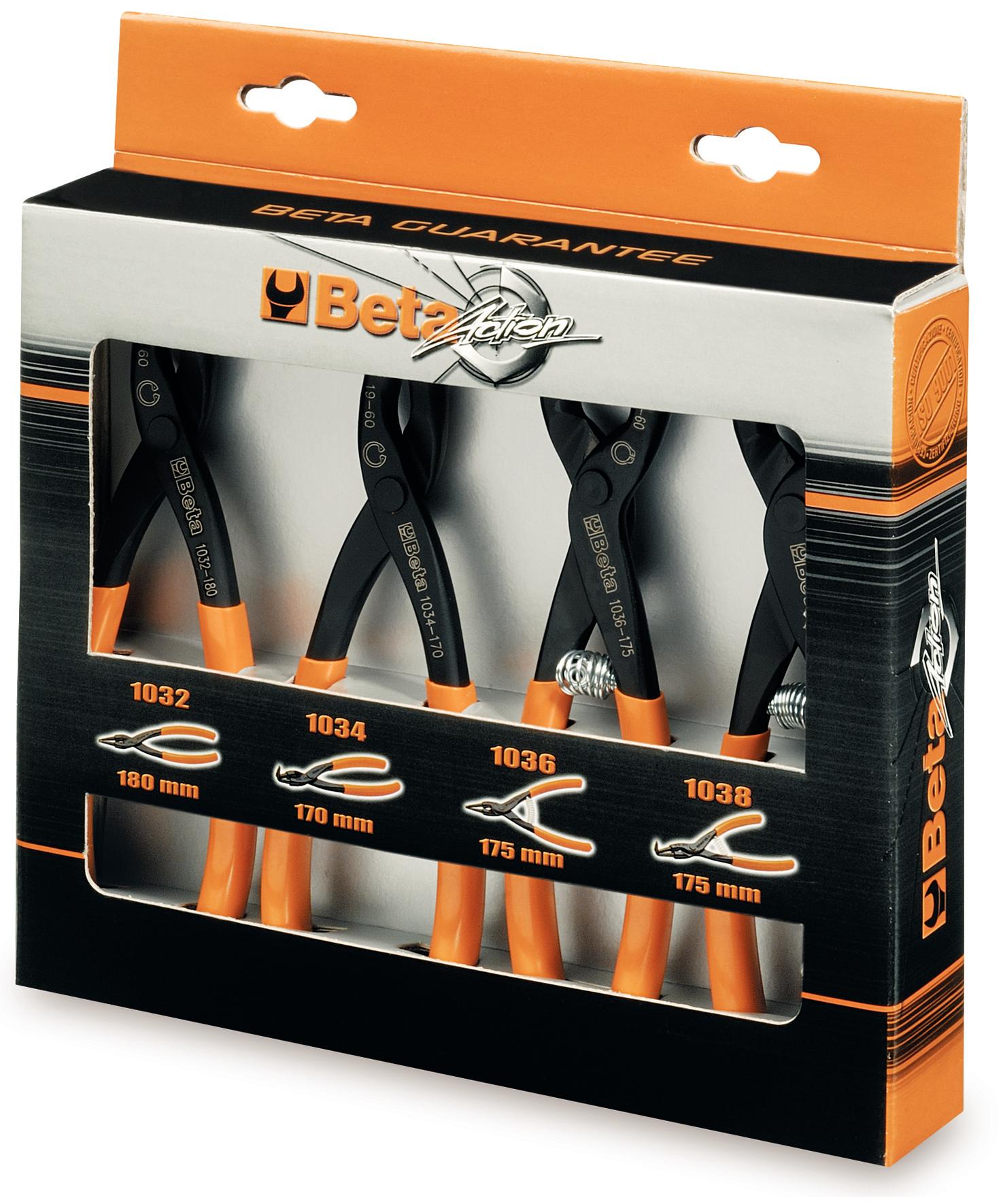 Beta 1031 /S4-Set Of 4 Circlip Pliers