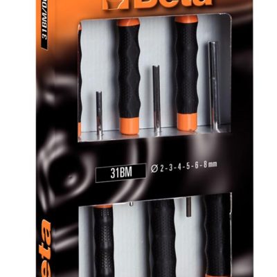 Beta 31 Bm/D6-6 Pin Punch. + Handle In Wallet-0