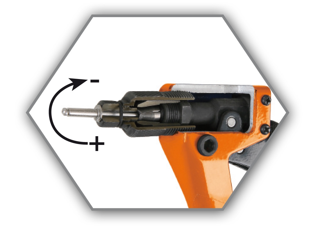 Beta Action Ultra compact riveting pliers with adjustable force (017410450)-5635