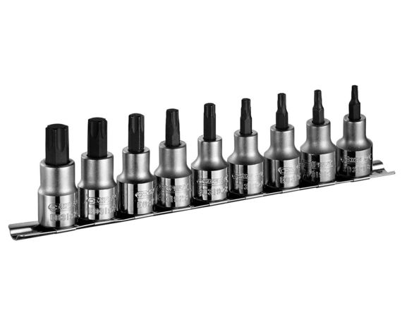 9 Piece 1/2" Torx Bit Socket Set-0
