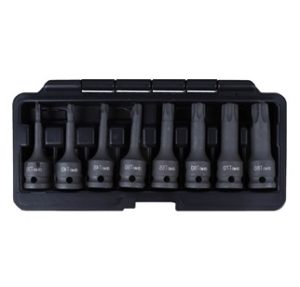 8 PIECE IMPACT SPLINE BIT SOCKET SET M5-M18