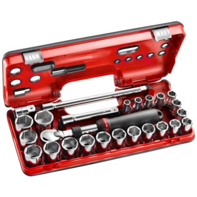 25 PIECE SXL.161 1/2" DRIVE DETECTION BOX SOCKET SET