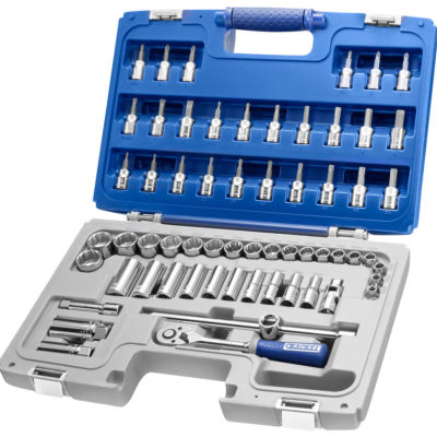 3/8" Drive 61 Piece Socket and Ratchet Set