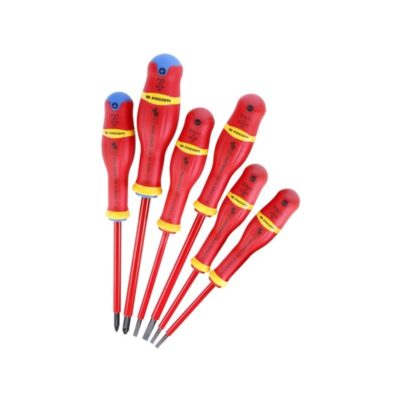Facom 6 Piece 1000V Insulated Screwdriver Set (ADVE.J6PB)