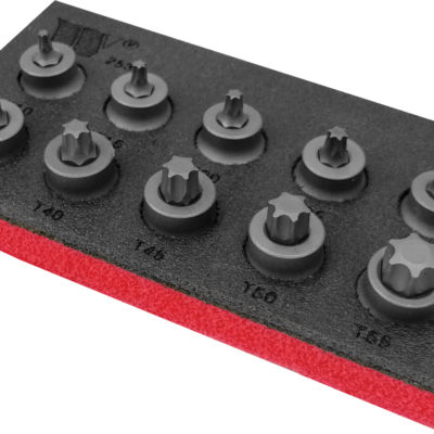 Extra-Low Profile Bit Sockets ; S2 Steel,T10-T55