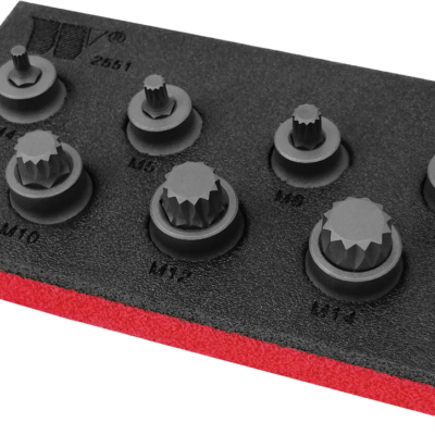 EXTRA-LOW PROFILE BIT SOCKETS;S2 STEEL, M4-M14