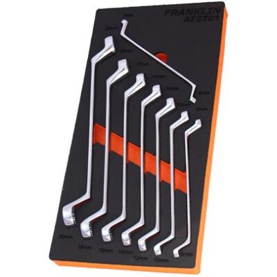 Franklin 8 pce 12 pt Ring Spanner Set  (FRAF2701)