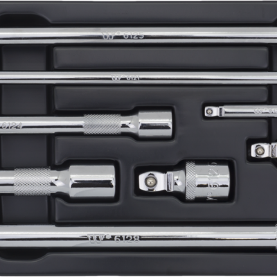 Wobble Extension Bar Set 9-piece 1/4, 3/8 & 1/2 Drive