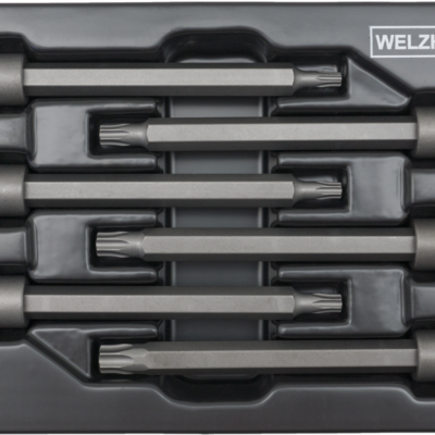 Bit Socket Set; 3/8dr Extra Long Torx Set 110mm T20-T45