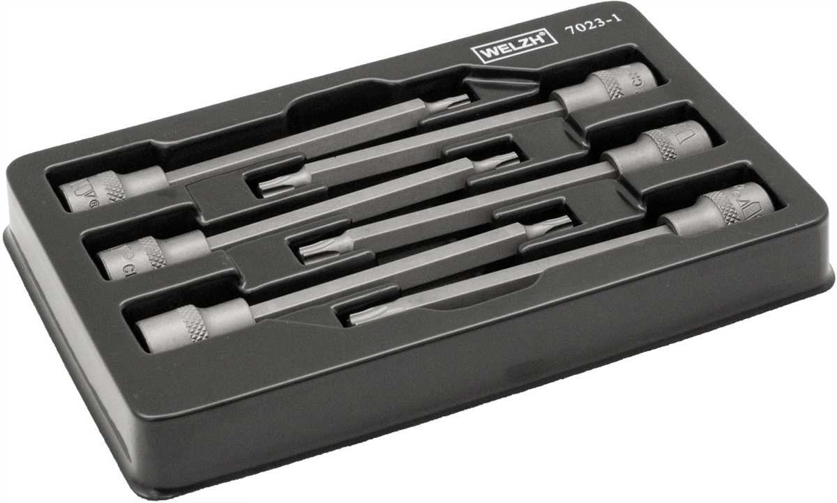 Bit Socket Set; 3/8dr Extra Long Torx Set 110mm T20-T45 - Image 2