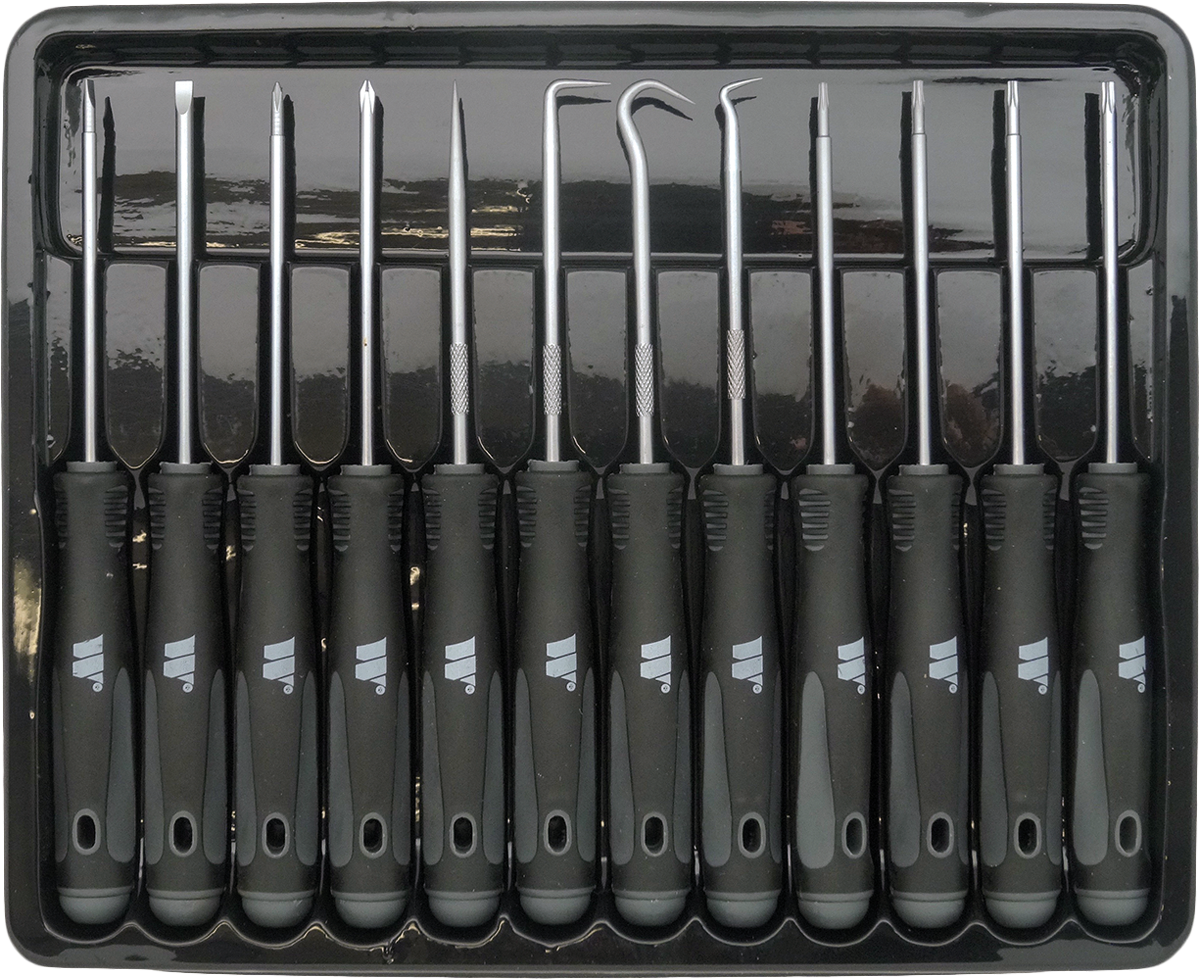 Screwdriver Set; Precision Type with Picks