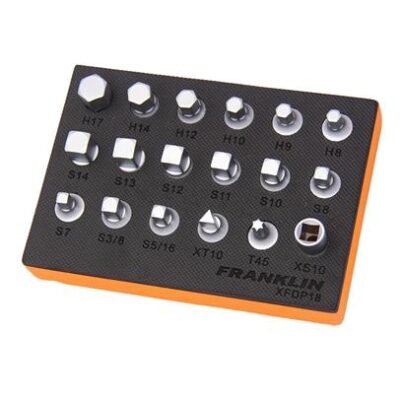 Franklin XF 18 pce Drain Plug Key Set 3/8" dr   (FRXFDP18)