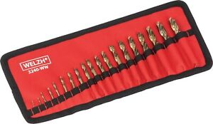 DRILL BIT SET,FULLY GROUND COBALT EXTRA STUBBY;19-PIECE