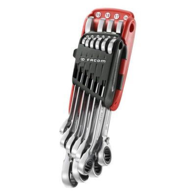 0-Piece Spanner Set, 8 → 19 mm, Chrome Vanadium Steel