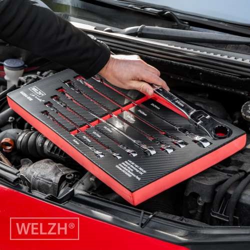 Ratchet Spanner Set; XL Master Aviation Multi-Lok Extended Head Type, Flexi-Head 8-24 mm