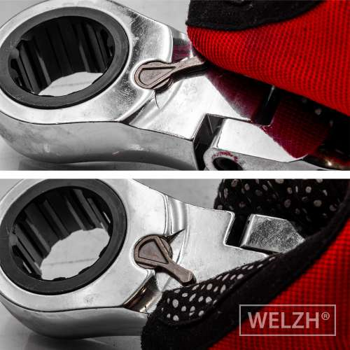 Ratchet Spanner Set; XL Master Aviation Multi-Lok Extended Head Type, Flexi-Head 8-24 mm